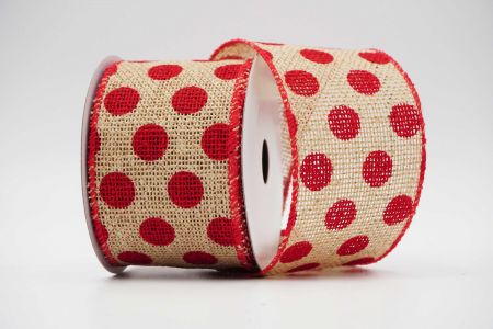 Polka Wired Ribbon_KF6793GC-7-7_Red